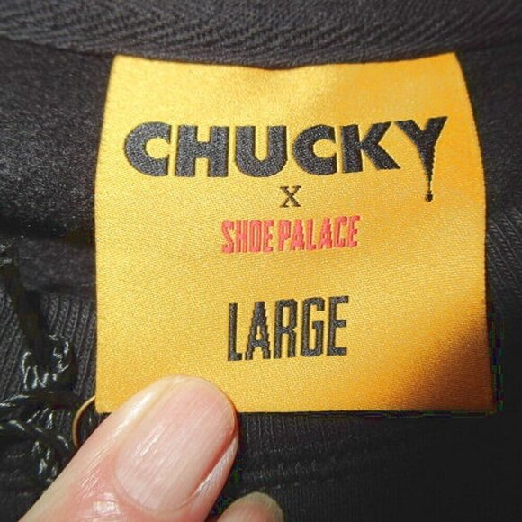 Shoe Palace Chucky Graphic Sweatshirt Size L Killer 2 Side Horror Goth Halloween - Picture 6 of 13